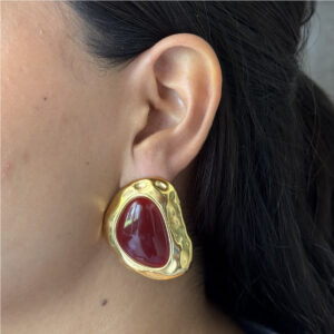 ARETE OVALO ASIMETRICO MAXI