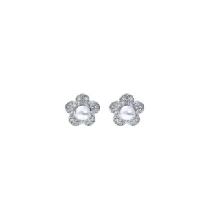 ARETE DUPE SW FLOR CON PERLA COLECCIÓN ARIANA
