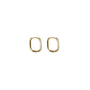 HOOPS RECTANGULAR CON ZIRCONIAS CH