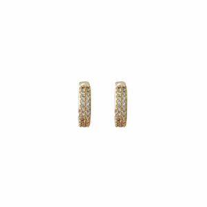 HOOPS DOBLE ZIRCONIA GDE
