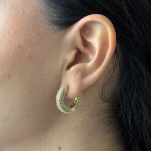 HOOPS DOBLE ZIRCONIA GDE