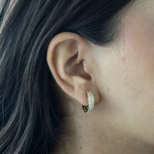 HOOPS DOBLE ZIRCONIA MED