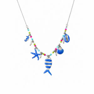 COLLAR MARINO CHARM MARINO VERDE O AZUL