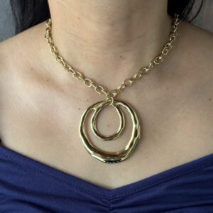 COLLAR DOBLE CIRCULO MAXI