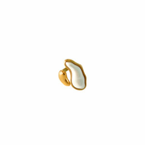 ANILLO PERLA ASIMETRICA