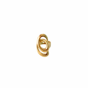 ANILLO DOBLE CIRCULO ENTRELAZADOS