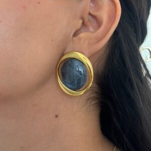 ARETE OVALADO CON ACRILICO