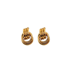 ARETE CIRCULAR ENTRELAZADO CHUNKY