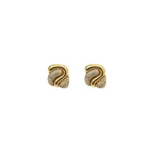 ARETE ENTRELAZADOS LISOS CON ZIRCONIAS