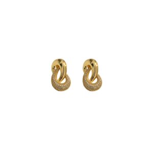 ARETE ENTRELAZADO LISAS CON ZIRCONIAS