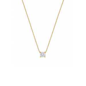 COLLAR FORMA DIAMANTE DE ZIRCONIA MED