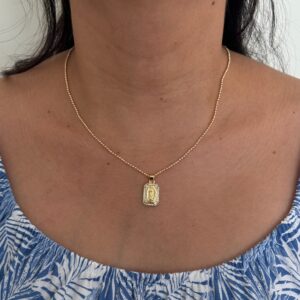 COLLAR VIRGEN GPE RECTANGULAR CH