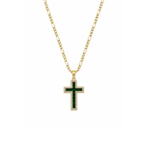 COLLAR CRUZ CON ZIRCONIAS