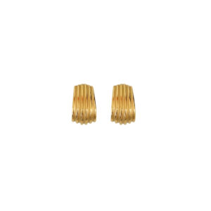 ARRACADA CHUNKY CON LINEAS LISAS