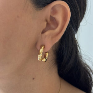 ARRACADA DOBLE TORSAL Y LISO