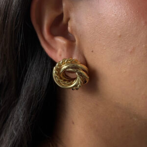 ARETE BOTON ENTRELAZADOS LISO Y TORZAL