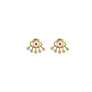 ARETE OJO PESTAÑAS CON ZIRCONIAS