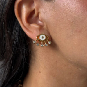 ARETE OJO PESTAÑAS CON ZIRCONIAS