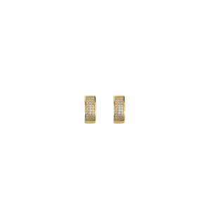 HOOPS CHUNKY OVALADO CON ZIRCONIAS MED