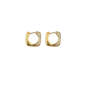 HOOPS CUADRADO CON ZIRCONIA ENFRENTE GDE