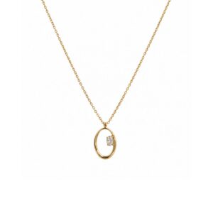 COLLAR OVALADO CON CIRSTAL