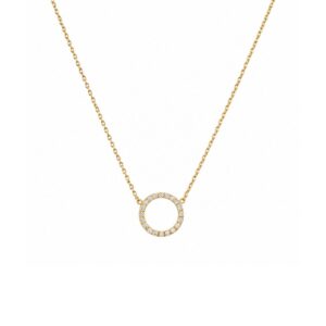 COLLAR CIRCULO MEDIANO CON ZIRCONIA