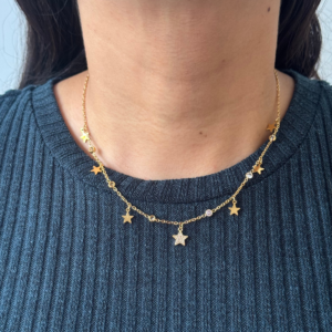 COLLAR ESTRELLAS COLGANTES