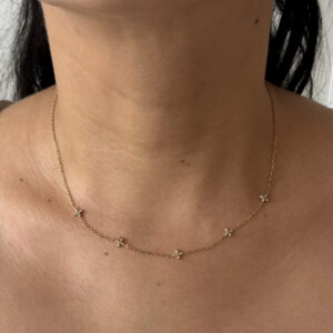 COLLAR TREBOLES MINI