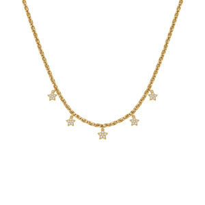 COLLAR ESTRELLITAS COLGANTES