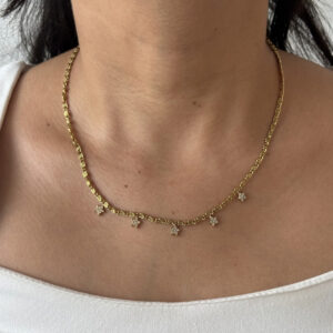 COLLAR ESTRELLITAS COLGANTES