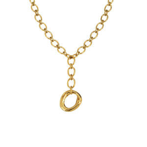 COLLAR ESLABONES MAXI CON OVALO CHUNKY
