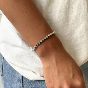 TENIS BRAZALETE ZIRCONIAS CIRCULAR MED