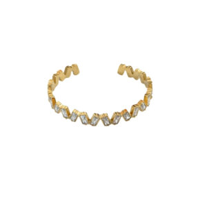 BRAZALETE ZIRCONIAS RECTANGULARES