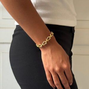PULSERA HERRAJES CON ZIRCONIAS
